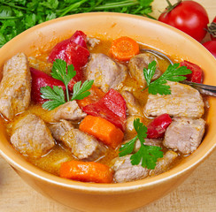 Meat and vegetable stew