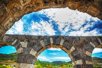 antique arches in Saccargia