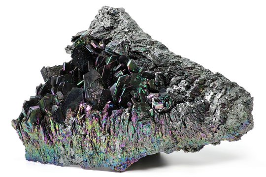 Siliziumkarbid isoliert auf weißem Hintergrund