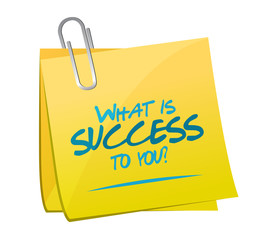 what is success to you memo post