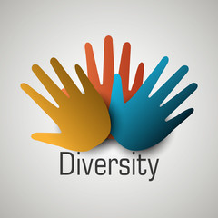 People diversity colorful icon 
