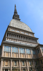 Fototapeta na wymiar Mole Antonelliana historical building of Turin city