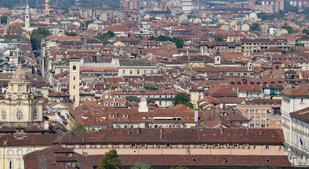 Obraz premium big City with many buildings in Italy