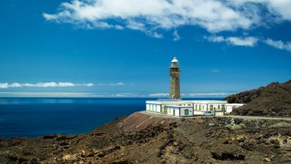 Türaufkleber View at the Lighthouse "Faro de Orchilla" at El Hierro, Canary Islands © Neissl