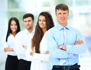 Group portrait of a professional business team