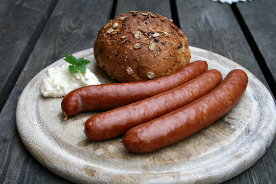 organic lifestyle mettw&uuml;rste rohwurst glutenfrei bio mahlzeit brotzeit meerettich urban