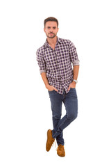 Studio shot of a young man