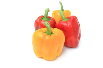 Sweet Pepper isolated on white background