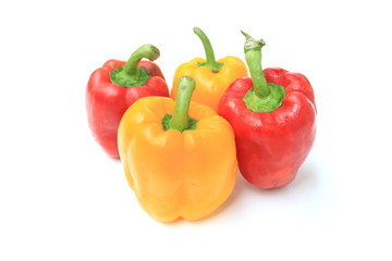 Sweet Pepper isolated on white background