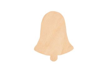 Christmas wooden bell
