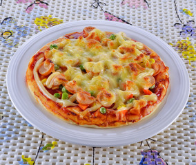 Dish pizza