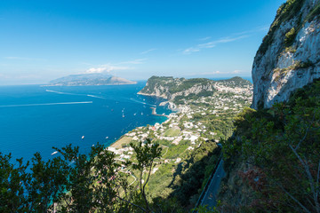 Capri island in Italy