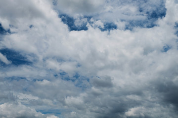 clouds and blue sky weather background