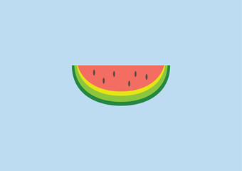 Watermelon Fruit Vector