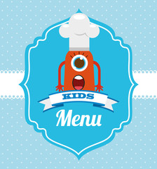 kids menu design 