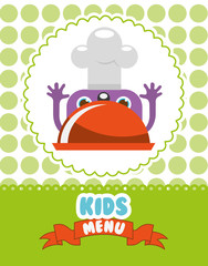 kids menu design 