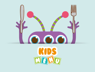 kids menu design 