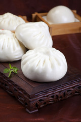 Chinese food, steamed buns