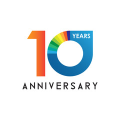 10 anniversary chart logo