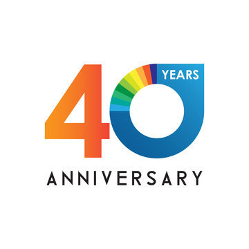 40 anniversary chart logo