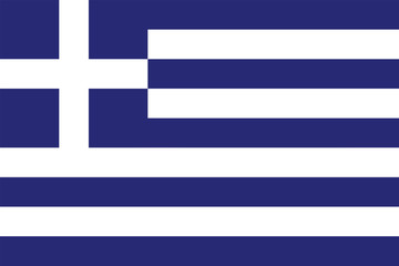 Vector of Greek flag.