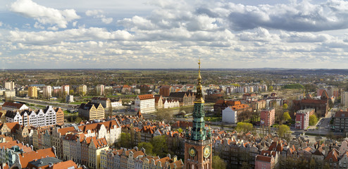 Obraz premium Cityscape of Gdansk in Poland 