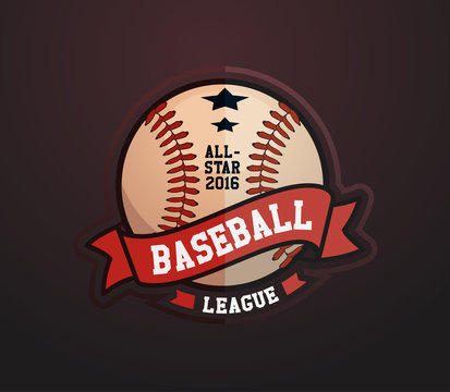 Baseball logo template for sports team