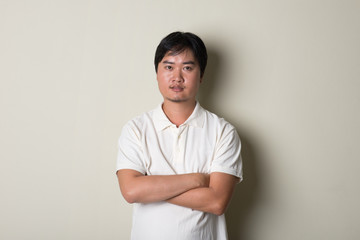 Fototapeta premium asian male in casual