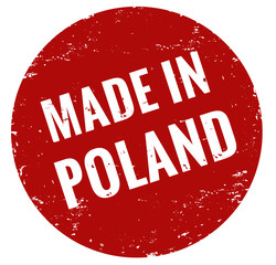 Made in Poland Stempel rot