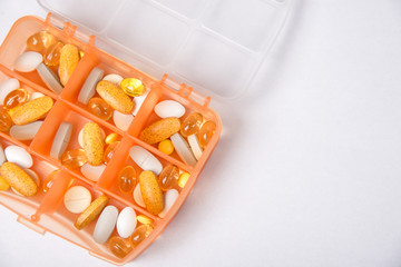 Box with vitamins