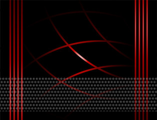 Wavy line red background
