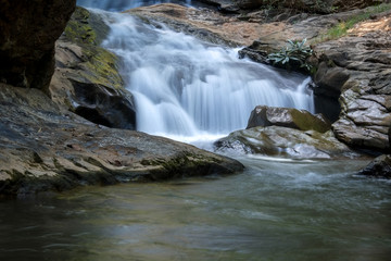 creek flowing over the rocks
