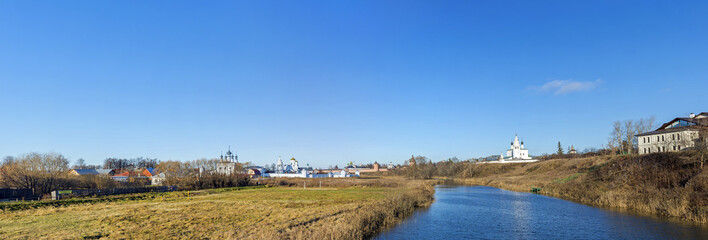 View of Suzdal in  late autumn. Golden Ring  Russia Travel