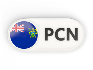 Round icon with flag of pitcairn islands
