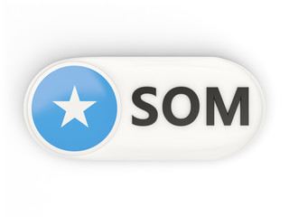 Round icon with flag of somalia