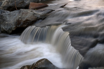 creek flowing over the rocks