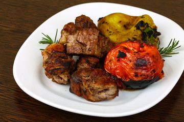 Grilled pork meat - shaslik