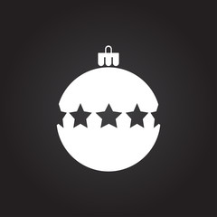Vector christmas icon.