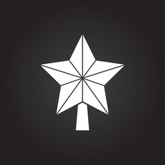 Fototapeta premium Vector christmas icon.