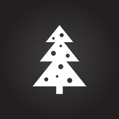 Fototapeta premium Vector christmas icon.
