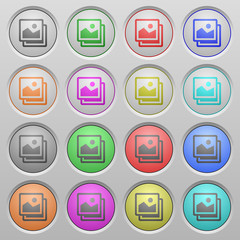 Images plastic sunk buttons