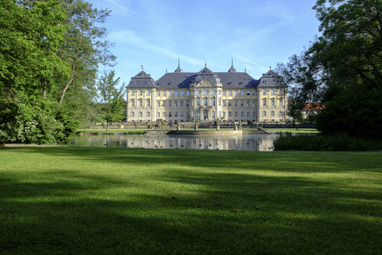 Schloss und Schlosspark Werneck, Unterfranken, Bayern, Deutschland.