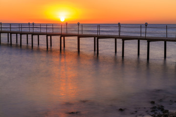 Fototapeta na wymiar Sunrise at the Red Sea 