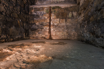 Obraz premium Details from historical Sinop prison,Turkey