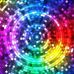 Abstract Colorful Tunnel. Background. Vector
