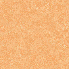 seamless pattern flower and leaf the cream colored