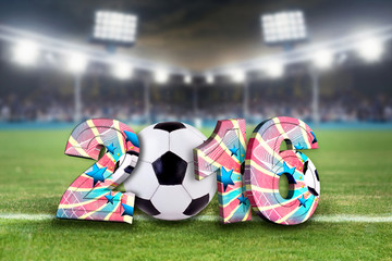 Fußballstadion Frankreich 2016