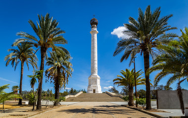 Pomnik Santa Maria La Rábida, Huelva - obrazy, fototapety, plakaty