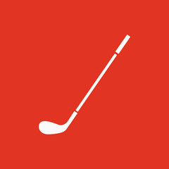 The golf icon. Game symbol. Flat