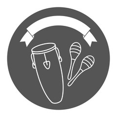 Music shop logo template.